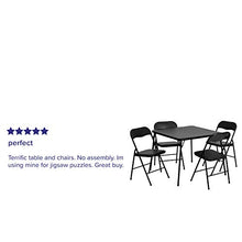 Load image into Gallery viewer, Flash Furniture Kids Black 3 Piece Folding Table and Chair Set