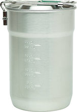 Load image into Gallery viewer, Stanley Adventure Camp Cook Set - 24oz Kettle with 2 Cups - Stainless Steel Camping Cookware with Vented Lids & Foldable + Locking Handle - Lightweight Cook Pot for Backpacking/Hiking/Camping