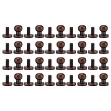 Load image into Gallery viewer, 20Pcs Round Head Rivets, Luggage Hardware Accessories Portable Good Toughness Round Head Stud Screws Nails for DIY Leather Crafts/Shoes/Bag//Clothe(8X7mm)