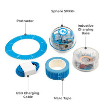 Load image into Gallery viewer, Sphero SPRK+: App-Enabled Robot Ball with Programmable Sensors + LED Lights - STEM Educational Toy for Kids - Learn JavaScript, Scratch & Swift