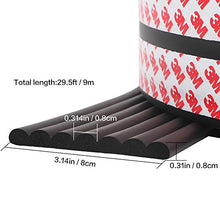 Load image into Gallery viewer, Cute Cute Jump 29.5ft Edge Guards Baby Proofing Guard Corner Guards Extra Wide Edge Cushion Table Protectors (Black)