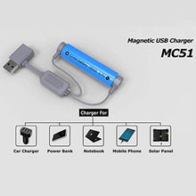 Load image into Gallery viewer, ErYao Magnetic USB Li-ion Battery Charger with Charging/Discharging Power Bank Function Max Current 1000mA, Charger Discharger Standard Discharger for Lithium Battery (Gray)