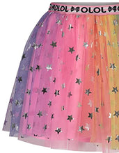 Load image into Gallery viewer, JoJo Siwa Rainbow Little Girls Tulle Mesh Tutu Skirt with Stars 7-8