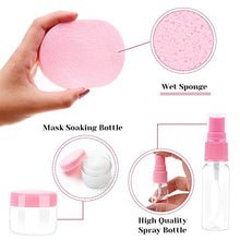 Load image into Gallery viewer, Face Mask Mixing Bowl Set, Anezus 11 Pcs DIY Facemask Mixing Tool Kit with Facial Mask Bowl Stick Spatula Silicone Brush Spray Bottle Puff Soaking Bottle Gauges