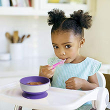 Load image into Gallery viewer, Munchkin Stay Put Suction Bowl,Purple, Green & Blue 3 Pack