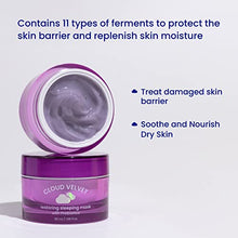 Load image into Gallery viewer, FaceTory Cloud Velvet Restoring Sleeping Mask with Probiotics- Moisturizes, Protects, Overnight Face Mask, Cruelty Free, No Fragrance, 50ml/1.69 fl oz