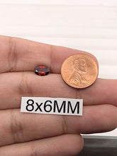 Load image into Gallery viewer, Instagem 1.37-1.72 Cts of 8x6 mm AAA Oval Mozambique Garnet (1 pc) Loose Gemstone