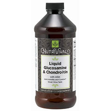Load image into Gallery viewer, Nutrivival Liquid Glucosamine & Chondroitin with MSM That Offers Joint Support and Comfort with A Great Citrus Taste* 16 Ounce Bottle