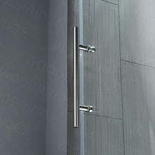 Load image into Gallery viewer, WOODBRIDGE Frameless Sliding, 56"-60" Width, 76" Height, 3/8" (10 mm) Clear Tempered Glass, Finish, Designed for Smooth Door Closing and Opening. MBSDC6076-C, C-Shower 60" X 76" Chrome I