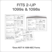 Load image into Gallery viewer, TOPS 1099 Envelopes, For 1099 NEC, 1099 MISC, 1099 R, 1099 INT & 1099 DIV, Self Seal Double Window Security Envelopes, 5-5/8" x 9", 24/Pack (TX2222ES)