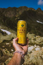 Load image into Gallery viewer, Guayaki Yerba Mate, Organic Clean Energy Drink, Lemon Elation, 15.5 Ounce Cans, (Pack of 12), 150mg Caffeine