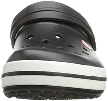 Load image into Gallery viewer, Crocs unisex-adult Crocband Clog | Comfortable Slip On Casual Water Shoe Black Men's 10, Women's 12 Medium