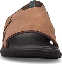 Load image into Gallery viewer, Dockers Mens Shawn SupremeFlex Slide Sandal, Tan, 7 M