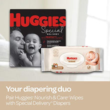 Load image into Gallery viewer, Huggies Nourish & Care Baby Wipes, 8 Flip-Top Packs, 56 Count Each