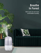 Load image into Gallery viewer, Ultrasonic Humidifier for Bedroom, Kealive 30-Hour Cool Mist Humidifier(2.7L/0.7G), Baby-Safe Auto-Shutoff, Whisper Quiet, 3-Level Mist Output, Rapid Humidification Effect, Dirt-Resistant Nano Coating