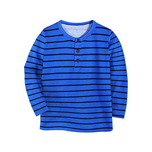 Load image into Gallery viewer, Boyoo Toddler Boys 3 Pack Long Sleeve Henley Shirt Cotton Graphic Tee Shirt for 2-7Years