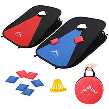 Load image into Gallery viewer, Himal Collapsible Portable Corn Hole Boards With 8 Cornhole Bean Bags (3 x 2-feet)