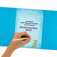 Load image into Gallery viewer, Hallmark Dr. Seuss Graduation Card (Oh, The Places You'll Go)