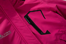 Load image into Gallery viewer, Women's Mountain Waterproof Ski Jacket Windproof Rain Windbreaker Winter Warm Hooded Snow Coat