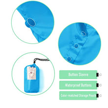 Load image into Gallery viewer, Waterproof Rain Gear Poncho for Boys Girls(Blue,XX-Large)