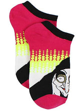 Load image into Gallery viewer, Disney Villains Teen Womens 6 pack Socks (Shoe: 4-10 (Sock: 9-11), Villains Black/Multi)