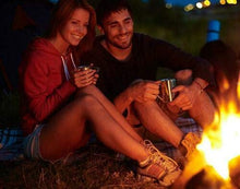 Load image into Gallery viewer, GTS Fire Starter for Charcoal and Firewood, Super Fast Lighting, Perfect for BBQ, Campfire and Fireplace, All Natural, Long 8-10min Burn, Waterproof and Sealed Pack, 25 pcs