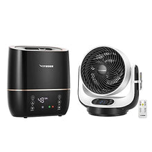 Load image into Gallery viewer, VIVOSUN 2-in-1 5L Warm & Cool Mist Humidifier and Air Circulator Fan