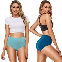 Load image into Gallery viewer, OLIKEME Womens Underwear Briefs Breathable Full Coverage Post Partum Underware Soft Comfy Cotton Panties Plus Size Underpants Multipack