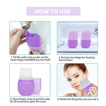 Load image into Gallery viewer, Ice Roller Silicone Facial and Eye,Facial Beauty Ice Roller Skin Care Tools,Reusable Facial Treatment to Tone Skin & De-Puff The Eye Area,Reduce Acne and Lubricate the Skin. (Pink 2) (purple)