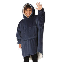 Load image into Gallery viewer, THE COMFY Original JR | The Original Oversized Sherpa Wearable Blanket for Kids, Seen On Shark Tank, One Size Fits All