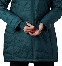 Load image into Gallery viewer, Columbia Women's Mighty Lite Hooded Jacket, Dark Seas, Medium