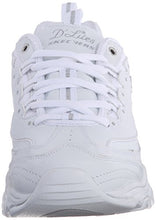 Load image into Gallery viewer, Skechers Sport Women's D'Lites Memory Foam Lace-up Sneaker,White Silver,8 W US