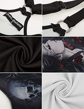 Load image into Gallery viewer, Skull Tank Tops for Women Goth Steampunk Spaghetti Strap Flowy Camis Tank Tops L