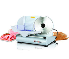 Load image into Gallery viewer, Kitchener 9-inch Professional Electric Meat Deli Cheese Food Slicer, Stainless Steel Blade, 150 Watt
