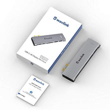 Load image into Gallery viewer, WAVLINK USB C Hub, 7-in-2 Type C Adapter Mini Docking Station with Thunderbolt 3 USB C Port, 4K HDMI, 2 USB 3.0, SD/TF Card Reader, 100W PD for MacBook Pro 2016-2020 MacBook Air 2018-2020