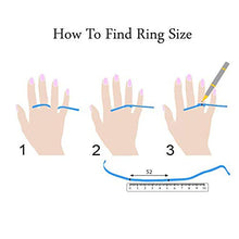 Load image into Gallery viewer, Jewelryonclick White Cubic Zircon Silver Rings for Men 5 Carat Gemstones Astrology December Birthstone in Size 13
