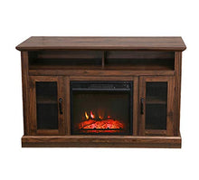 Load image into Gallery viewer, Festival Depot 43" Wide TV Stand with Electric Fireplace Console for TVs up to 55",for Living Room (43inch Espresso)