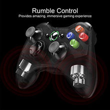 Load image into Gallery viewer, Wireless Controller for Xbox 360, VOYEE Enhanced Controller with Upgraded Joystick for Microsoft Xbox 360/ Slim/PC Windows 10 8 7 (Black)