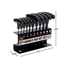 Load image into Gallery viewer, Performance Tool W80275 Metric T-Handle Hex Key Set, 10-Piece