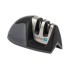 Load image into Gallery viewer, KitchenIQ 50009 Edge Grip 2-Stage Knife Sharpener, Black