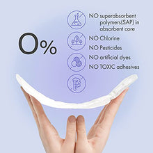 Load image into Gallery viewer, Livlit Regular Size Ultra Thin Sanitary Pads, 100% Organic Cotton from Texas, Powerful Leak Protection, Unscented, Chlorine Free and Absorbency of Feminine Periods, Pads for Women (28 Count)