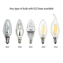 Load image into Gallery viewer, Hsyile Lighting KU300153 Elegant Designs Crystal Floor Lamp Chrome Finish,2 Lights