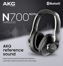 Load image into Gallery viewer, AKG (A Samsung Brand) N700NC M2 Over-Ear Foldable Wireless Headphones, Active Noise Cancelling Headphones - Black (US Version), 2.6, Model:GP-N700HAHCIWA
