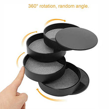 Load image into Gallery viewer, 4-Tier Jewelry Organizer Box Tower Rings Earrings Storage Case Holder Necklace Bracelet Display Tray 360°Rotating Showcase (Black)