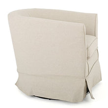 Load image into Gallery viewer, Christopher Knight Home Cecilia Swivel Chair with Loose Cover, Natural Fabric