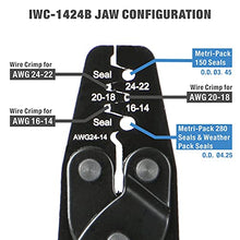 Load image into Gallery viewer, IWISS Deutsch Connector Crimping Tool Kit for Deutsch DT Connectors, Solid & Stamped Contacts, Delphi Weather Pack Crimper-12PCS