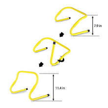 Load image into Gallery viewer, A11N Speed & Agility Training Set- Includes 1 Resistance Parachute, 1 Agility Ladder, 4 Adjustable Hurdles, 12 Disc Cones | Exercise Equipment for All Sports