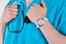 Load image into Gallery viewer, Speidel Original Scrub Watch™ Medical Professionals Students Men Women Easy Read Dial Military Time Red Second Hand Silicone Band Water Resistant-RED