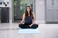 Load image into Gallery viewer, ZURA Ohm (Blue Relax Mat) - Eco-Friendly Combo Yoga Mat, Nonslip Grip w/Printed Microfiber - Extra Long - 3.5mm Thick, Soft - 100% Natural Rubber & Non-Toxic, Machine Washable