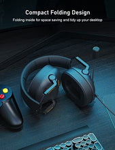 Load image into Gallery viewer, SENZER SG500 Surround Sound Pro Gaming Headset with Noise Cancelling Microphone - Detachable Memory Foam Ear Pads - Portable Foldable Headphones for PC, PS4, PS5, Xbox One, Switch